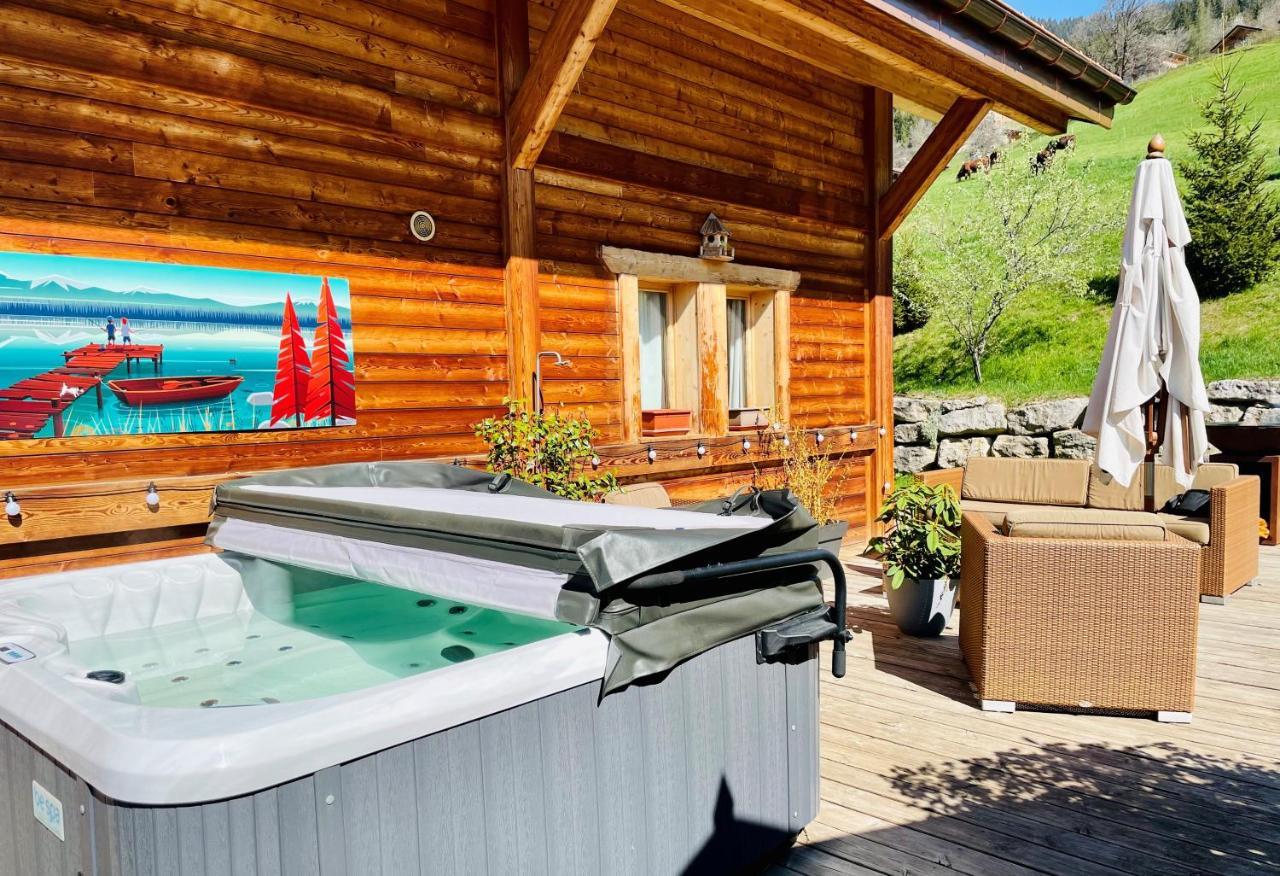 Chalet & Spa Alpaga Manigod Exterior foto